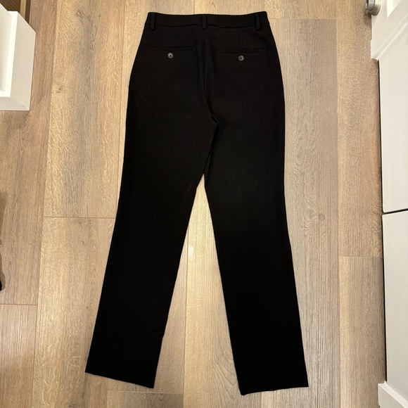 Uniqlo Smart Comfort Straight Ankle Pants Size S Black - Picture 4 of 4